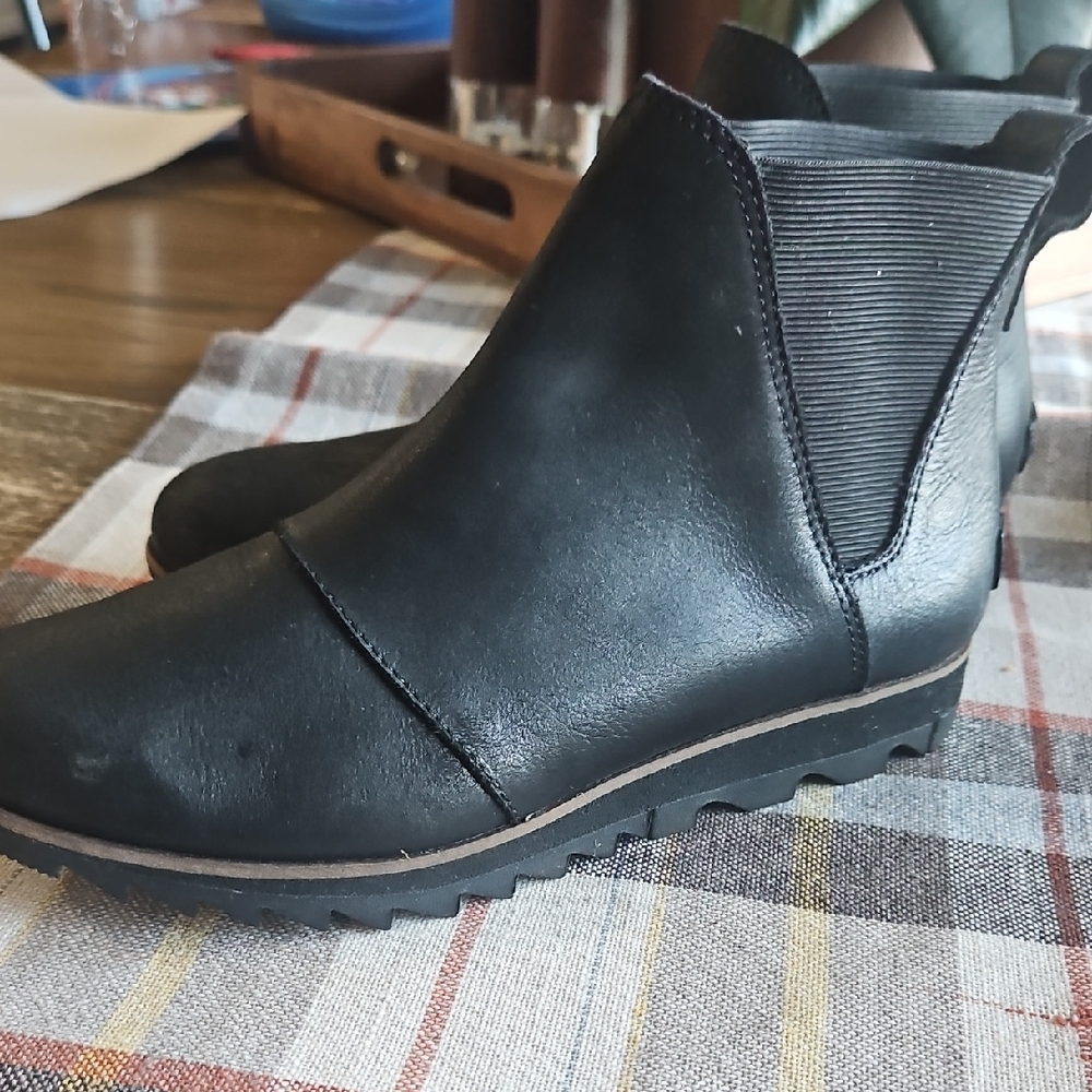 Sorel Black Ankle Boots